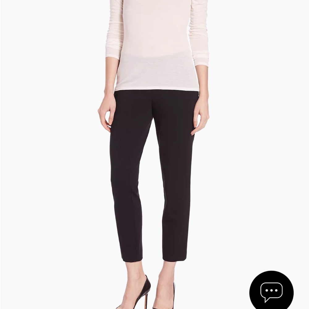 Theory Basic Pull-On Approach Twill Pants, Cream - image 6